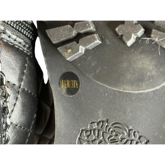 Vince Camuto Joanie Quilted Lace Up Booties - Picture 10 of 14